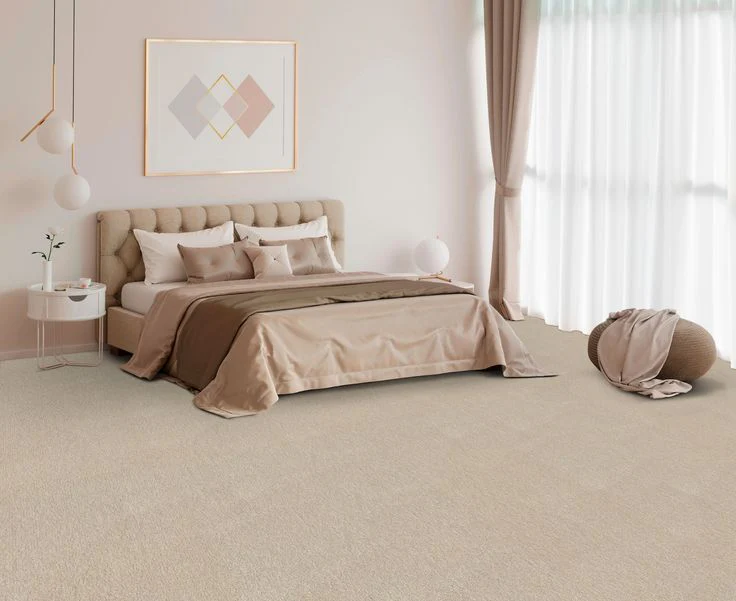 STAINMASTER Essentials Blue Diamonds II 12-ft Bleached Textured Carpet (Indoor) - Image 3