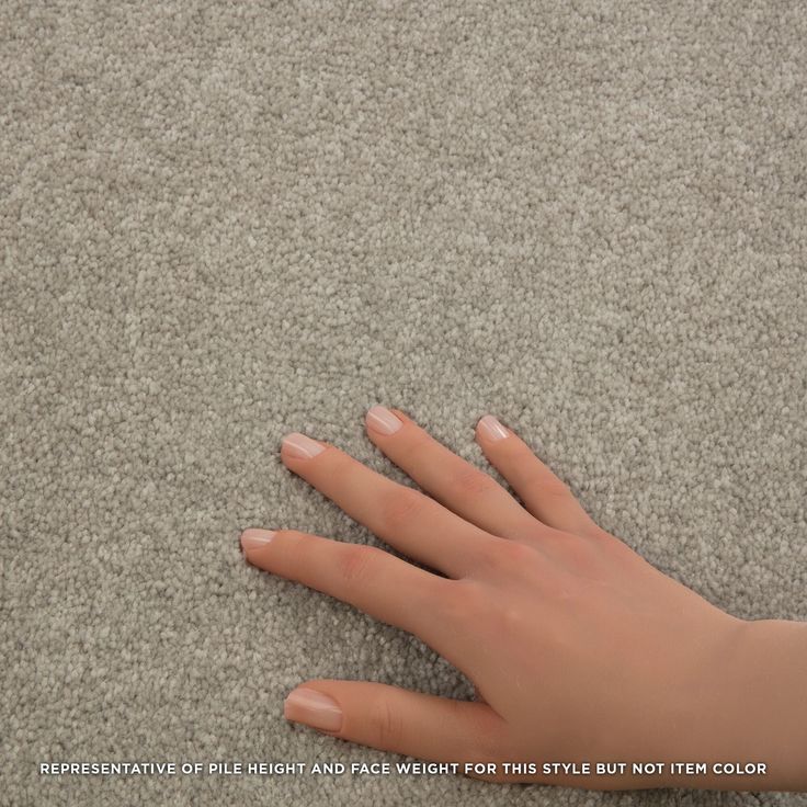 STAINMASTER Essentials Blue Diamonds II 12-ft Concrete Textured Carpet (Indoor) - Image 3