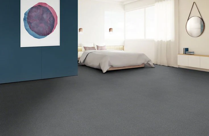 STAINMASTER Essentials Blue Diamonds II 12-ft Concrete Textured Carpet (Indoor) - Image 6
