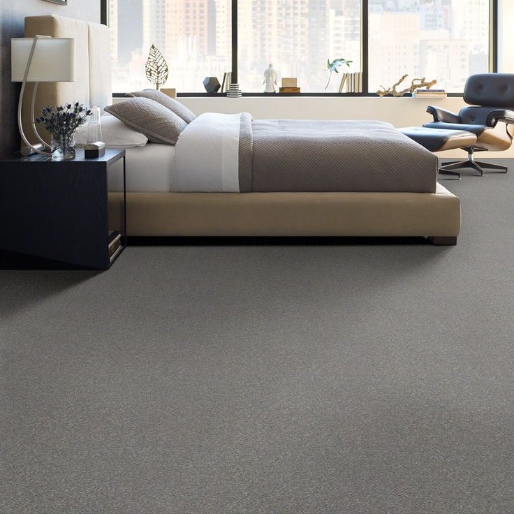 STAINMASTER Essentials Blue Diamonds II 12-ft Taupe Stone Textured Carpet (Indoor) - Image 4