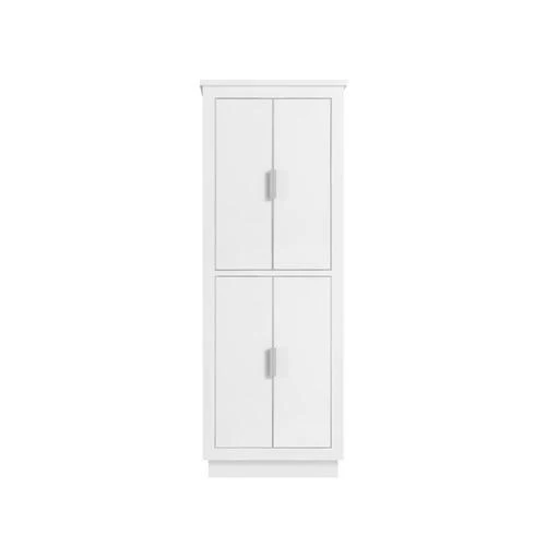 Avanity Allie/Austen 24-in W x 65-in H x 16-in D White Birch Freestanding Corner Linen Cabinet - Image 3