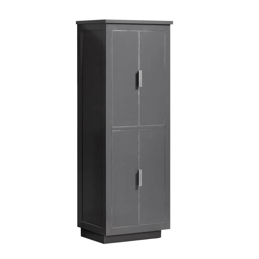 Avanity Allie/Austen 24-in W x 65-in H x 16-in D White Birch Freestanding Corner Linen Cabinet - Image 4