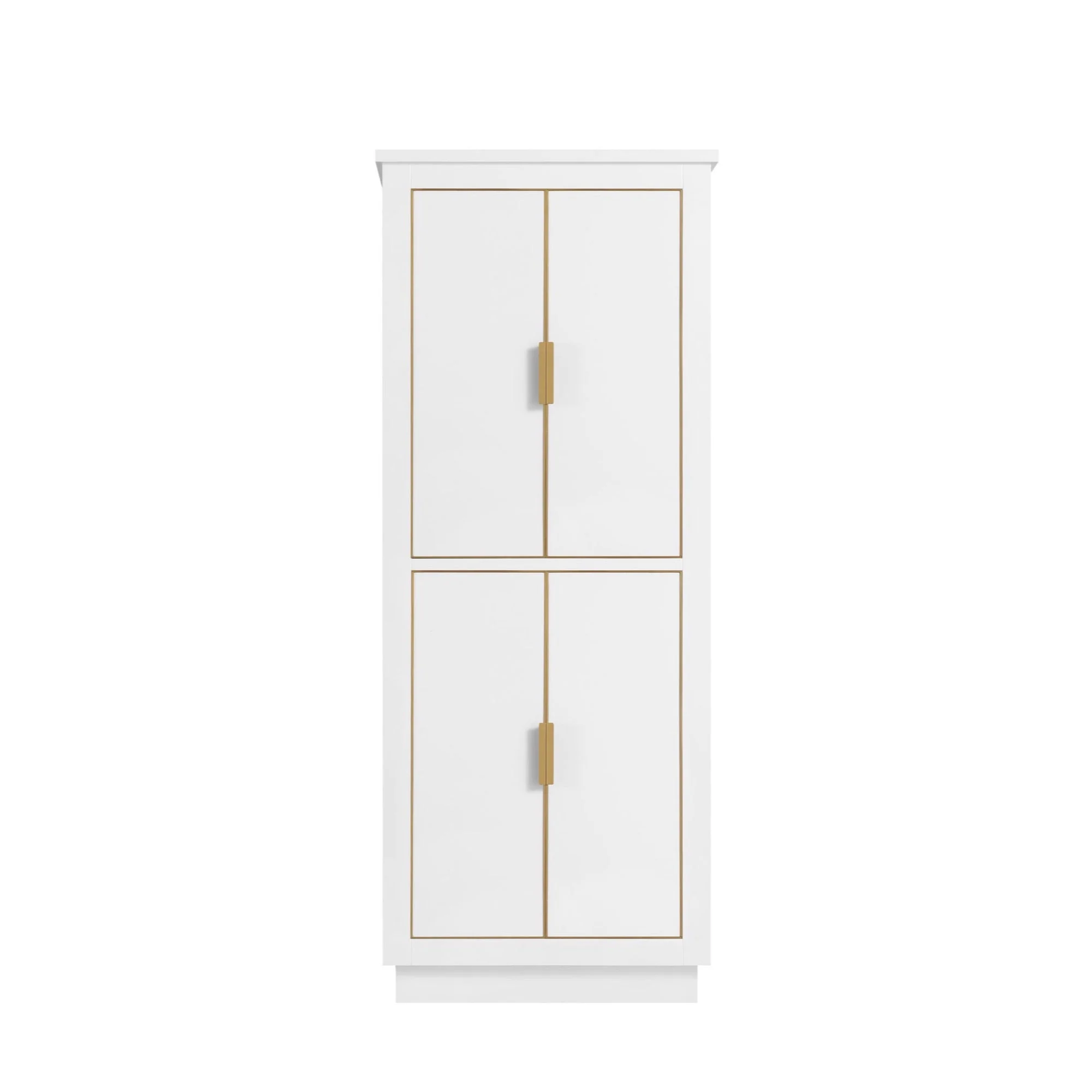 Avanity Allie/Austen 24-in W x 65-in H x 16-in D White Birch Freestanding Corner Linen Cabinet - Image 5