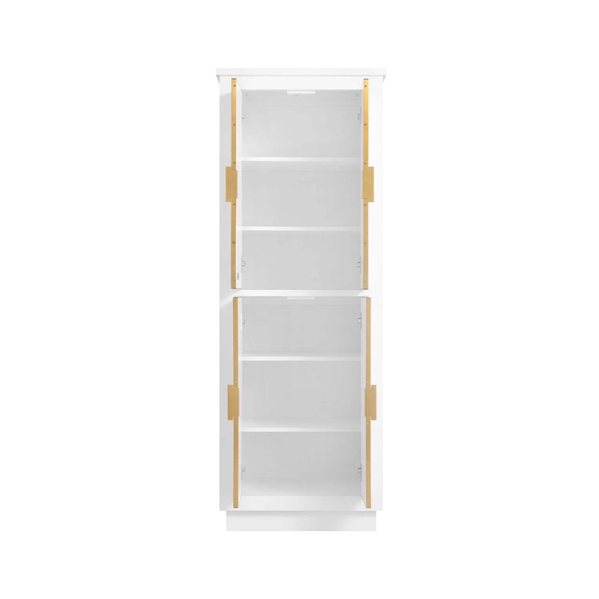 Avanity Allie/Austen 24-in W x 65-in H x 16-in D White Birch Freestanding Corner Linen Cabinet - Image 8