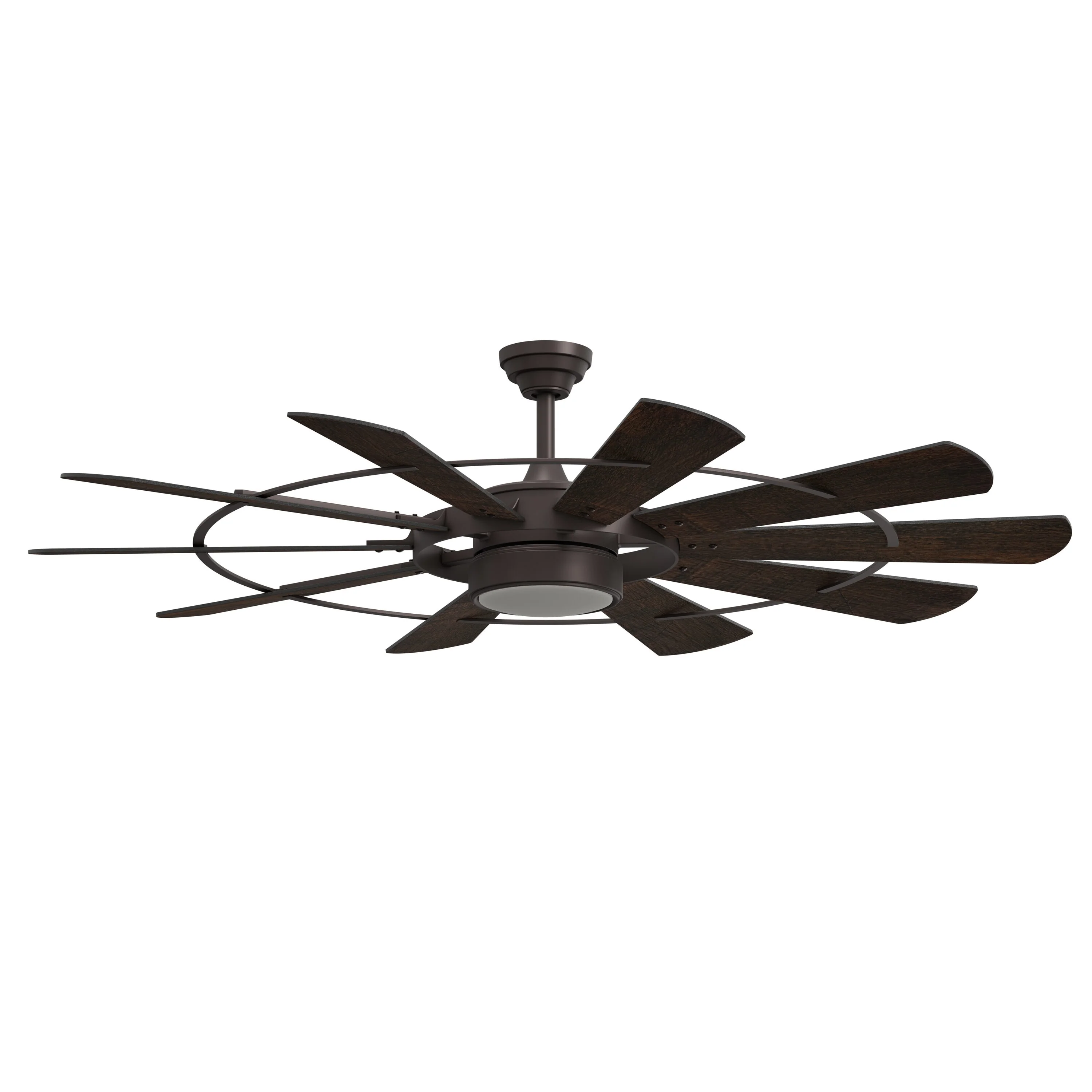 Harbor Breeze Henderson 60-in Bronze LED Indoor Ceiling Fan with Remote (10-Blade) - Image 5