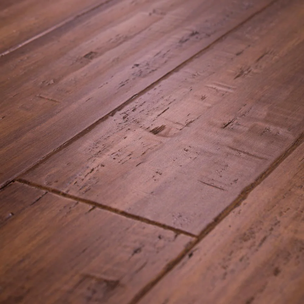 Cali Bamboo Fossilized 5.31-in Bourbon Barrel Bamboo Distressed Engineered Hardwood Flooring (21.5-sq ft) - Image 4