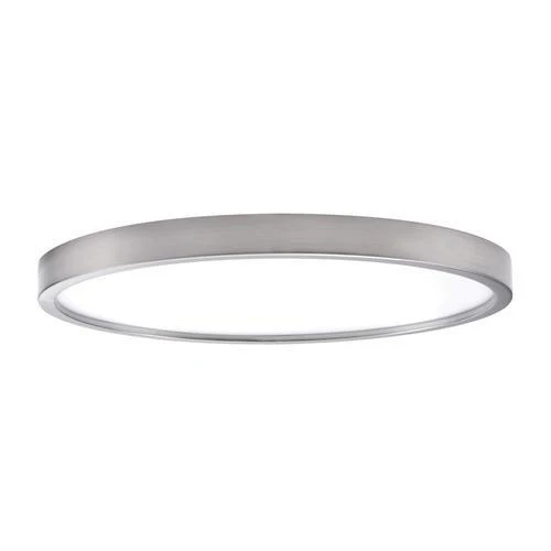 Project Source Adjustable Color Temperature 13-in Brushed Nickel LED Flush Mount Light - Image 3