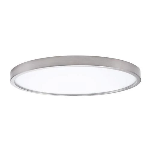 Project Source Adjustable Color Temperature 15-in Brushed Nickel Integrated LED Flush Mount Light - Image 3