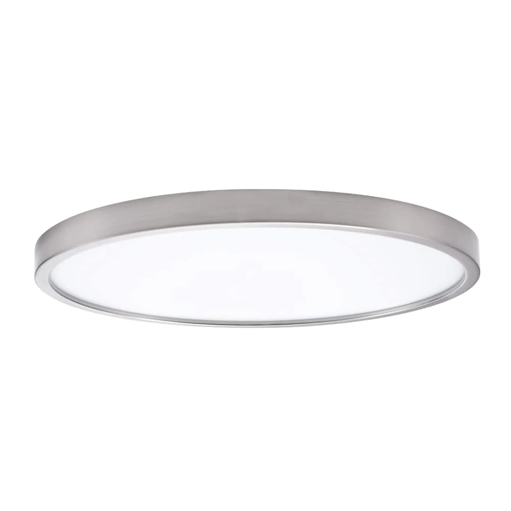 Project Source Adjustable Color Temperature 15-in Brushed Nickel Integrated LED Flush Mount Light - Image 6