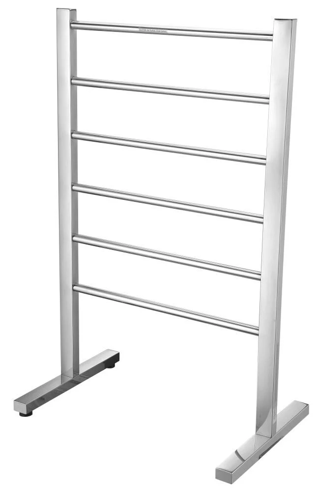 ANZZI Riposte Series 6-Bar Polished Chrome Plug-In Freestanding Towel Warmer, 21.85 x 13.98 x 35.24 in - Image 10