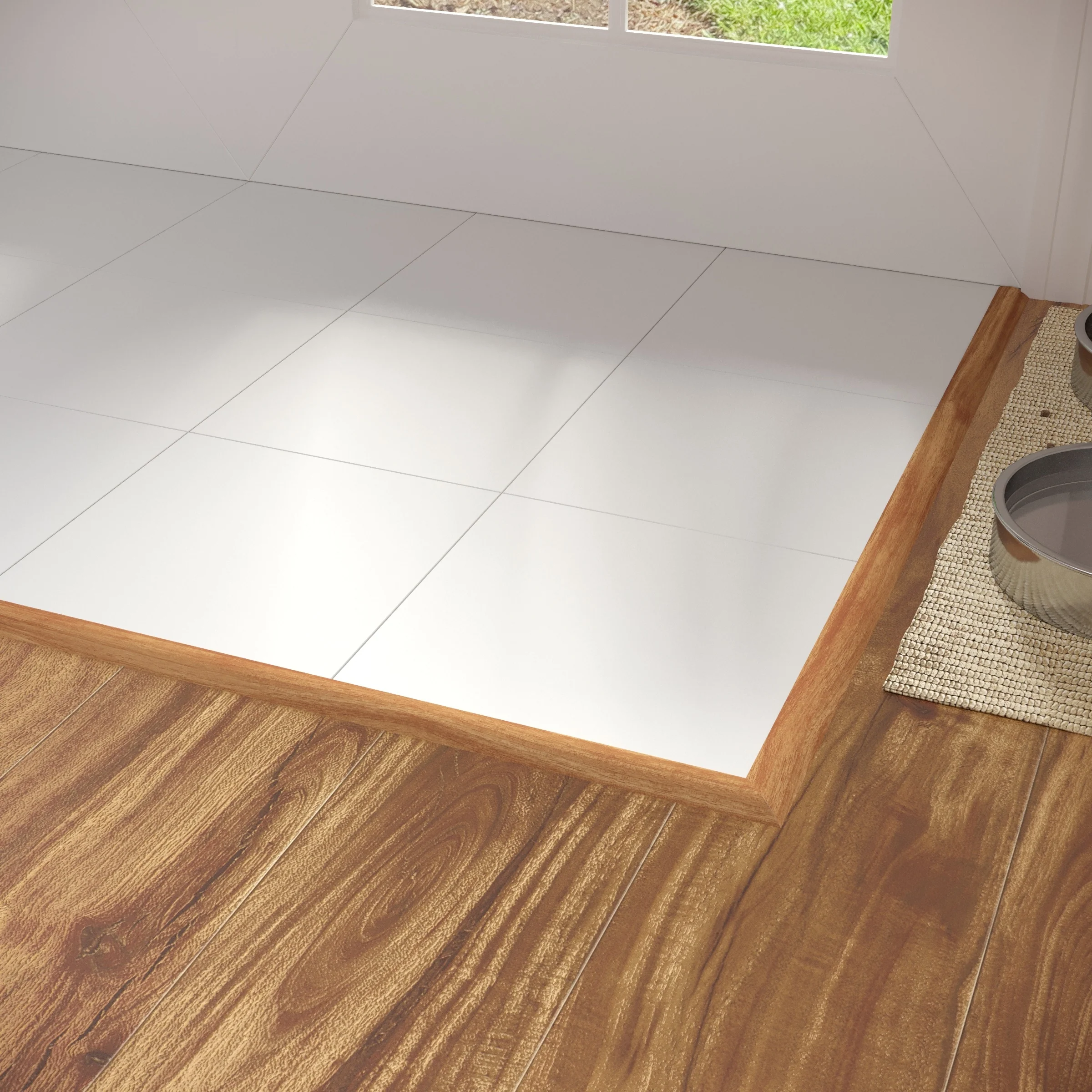 Cali Bamboo 1.31-in x 72.83-in Classic Acacia Vinyl Floor Reducer - Image 2