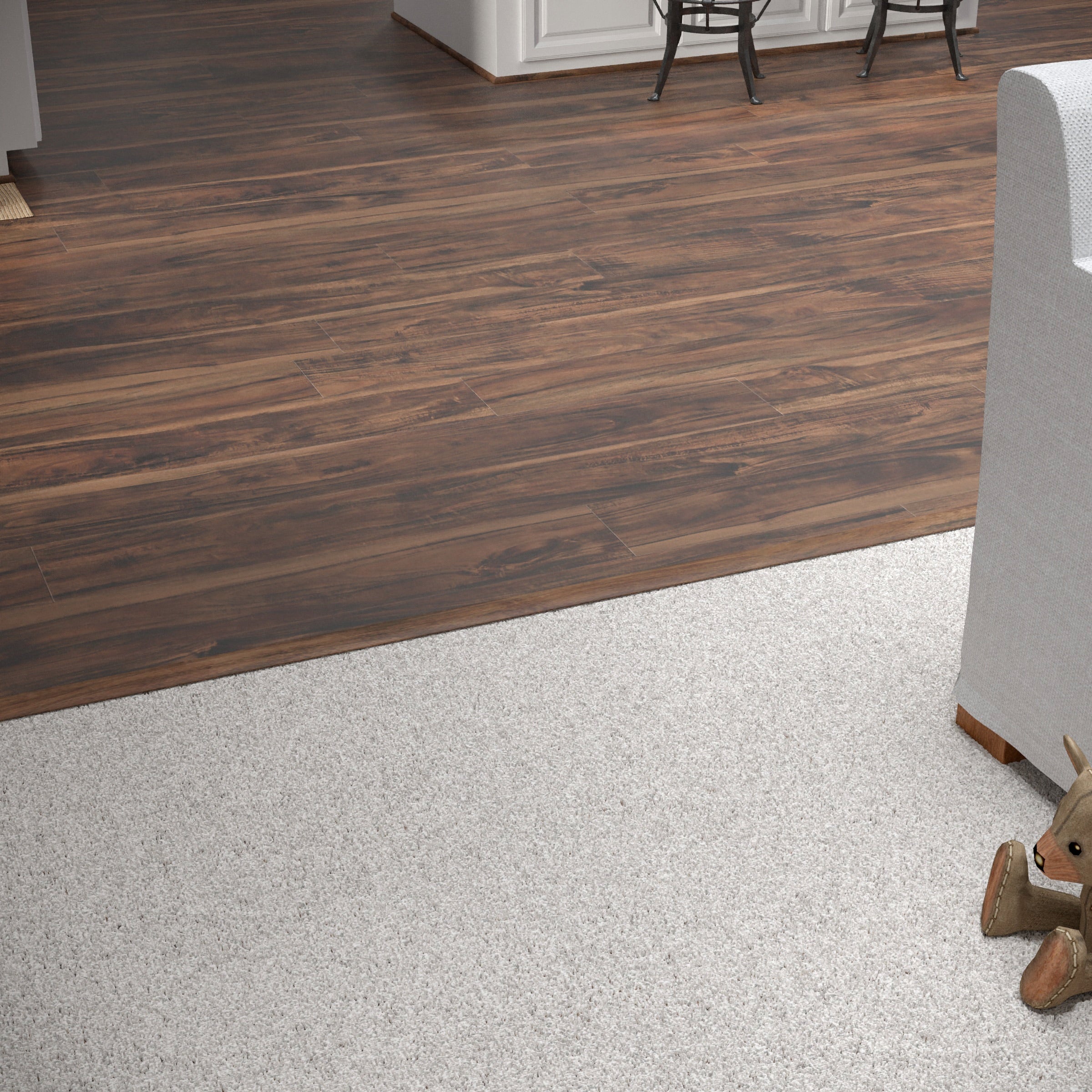 Cali Bamboo 1.25-in x 72.83-in Walnut Creek Vinyl Floor T-Moulding - Image 2