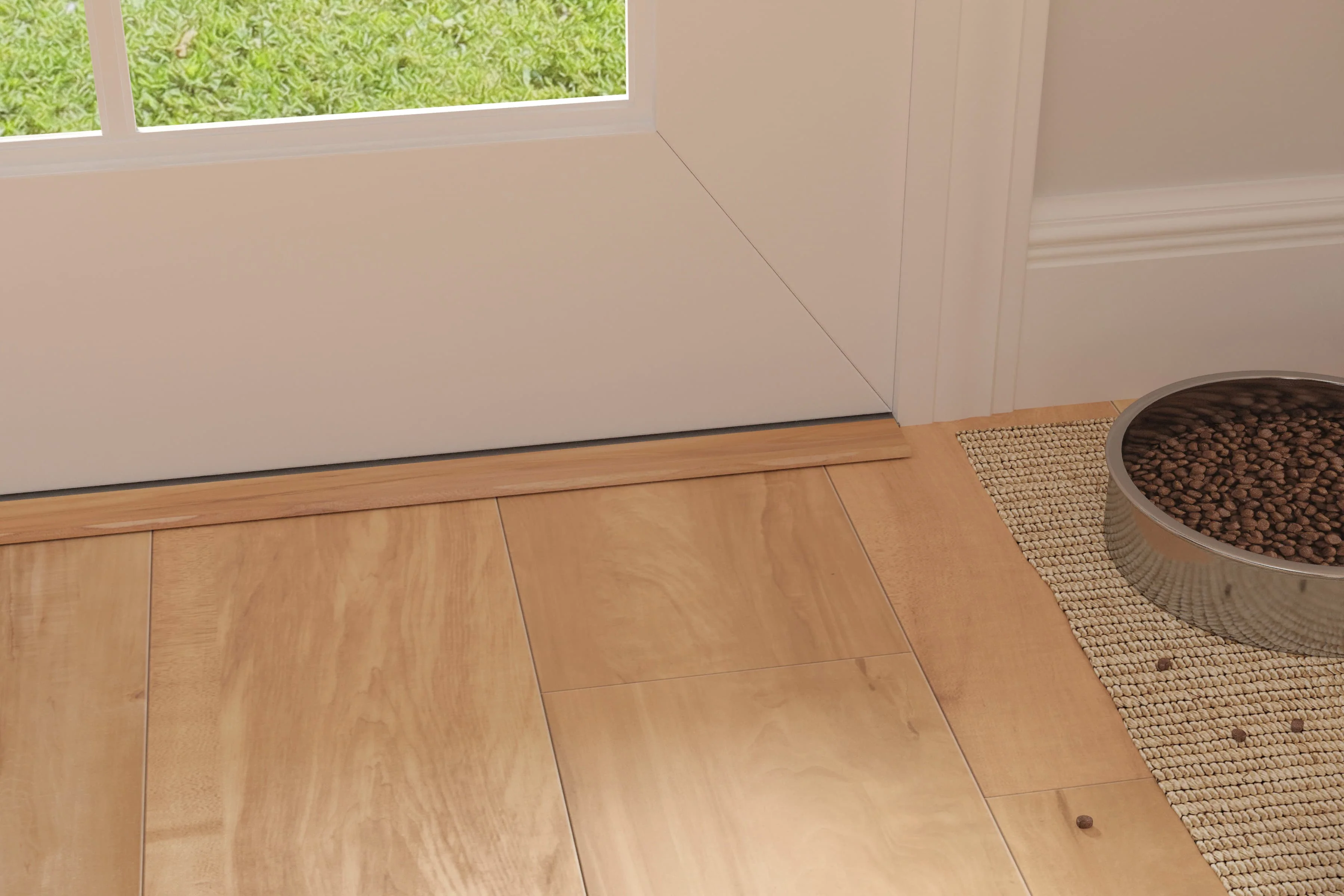 Cali Bamboo Blonde Ale 1.37-in x 72.83-in Vinyl Floor Threshold - Image 3