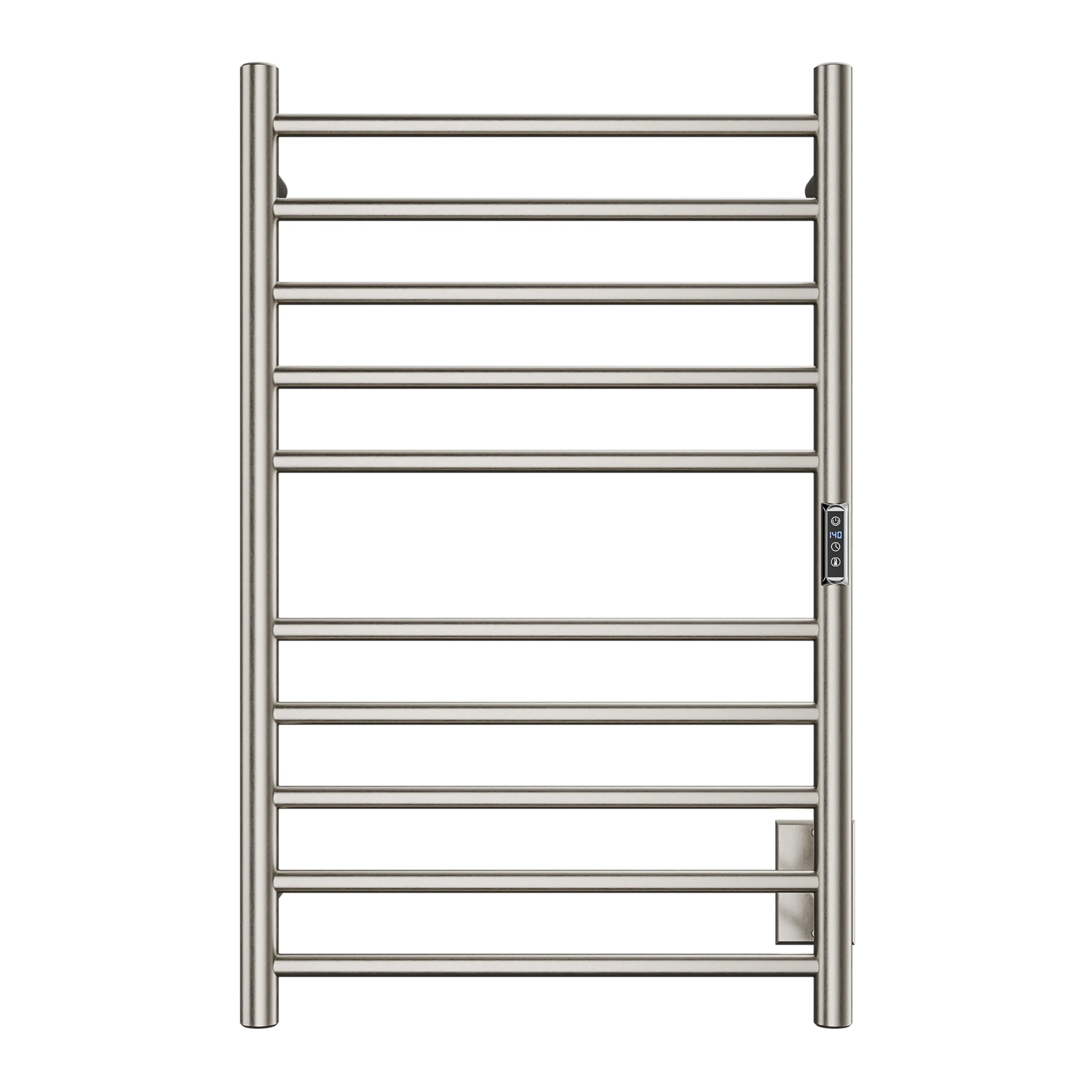 ANZZI Brushed Nickel Plug-In Wall Mount Towel Warmer, 20.08 W x 31.5 H x 4.41 D - Image 3