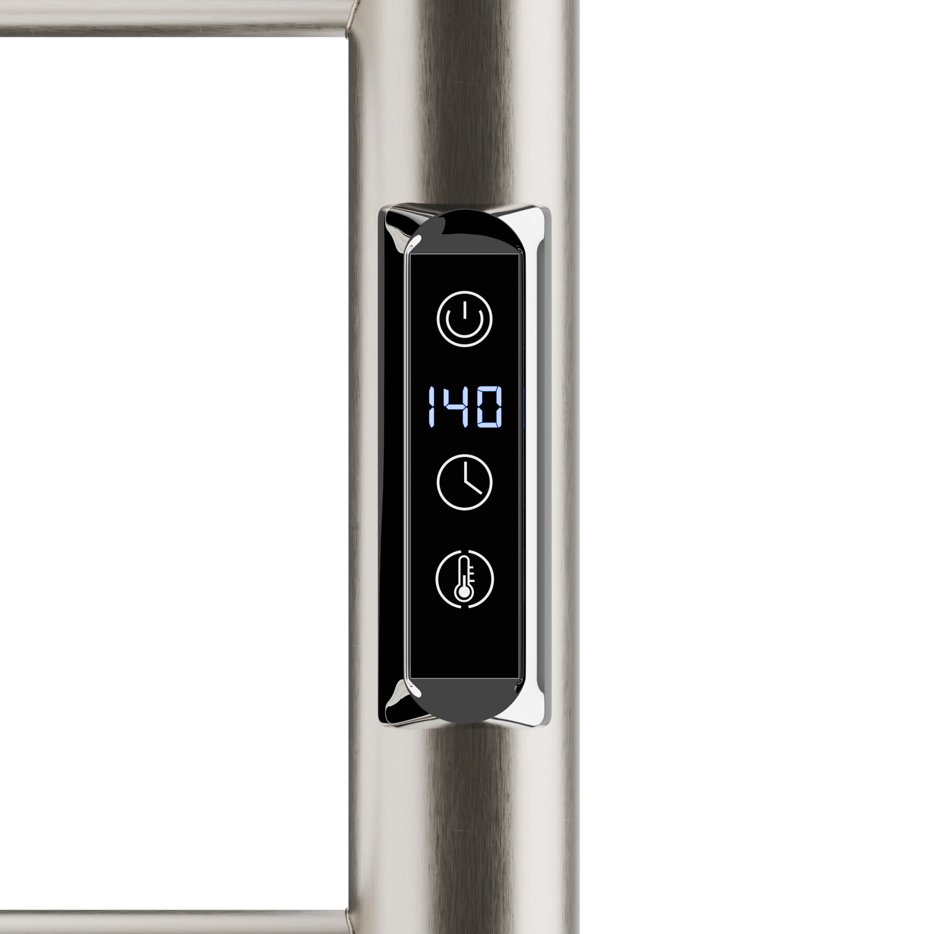 ANZZI Brushed Nickel Plug-In Wall Mount Towel Warmer, 20.08 W x 31.5 H x 4.41 D - Image 9