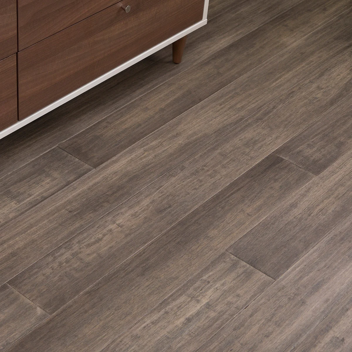 Cali Bamboo Fossilized 5.375-in Boardwalk Bamboo Handscraped Solid Hardwood Flooring (26.89-sq ft) - Image 5