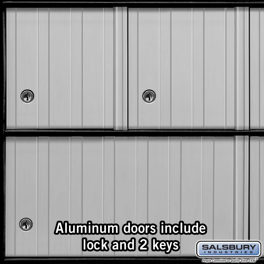 18-Door Aluminum Mailbox System - Rear Loading - Secure and Durable - Image 3