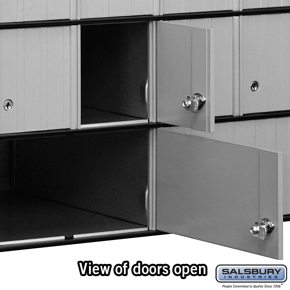18-Door Aluminum Mailbox System - Rear Loading - Secure and Durable - Image 4