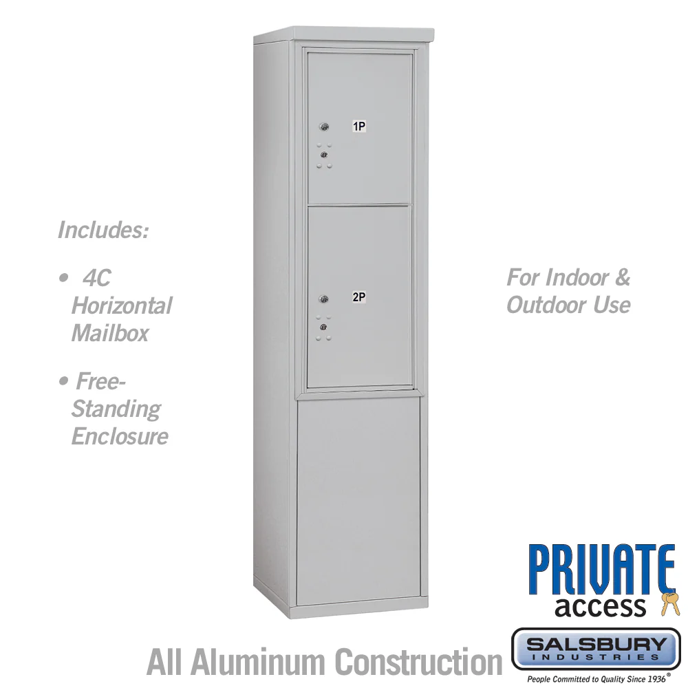 18-Door Aluminum Mailbox System - Rear Loading - Secure and Durable - Image 6