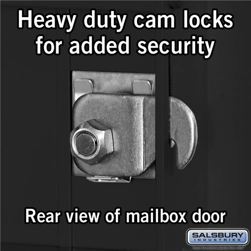 11 Door High Recessed Mounted 4C Horizontal Mailbox with Parcel Lockers - Rear Loading - Image 3