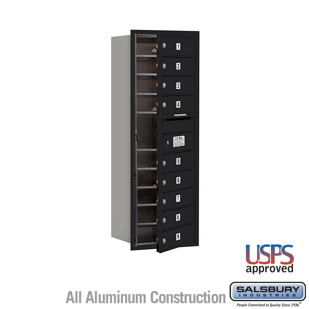 11-Door High Recessed Mounted 4C Horizontal Mailbox with USPS Access