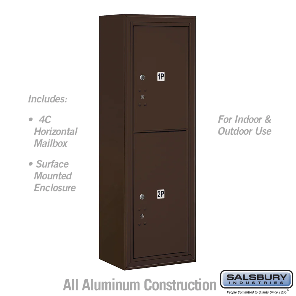 11-Door High Surface Mounted Parcel Locker with USPS Access