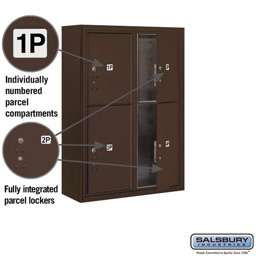11-Door High Surface Mounted Parcel Locker with USPS Access - Image 2