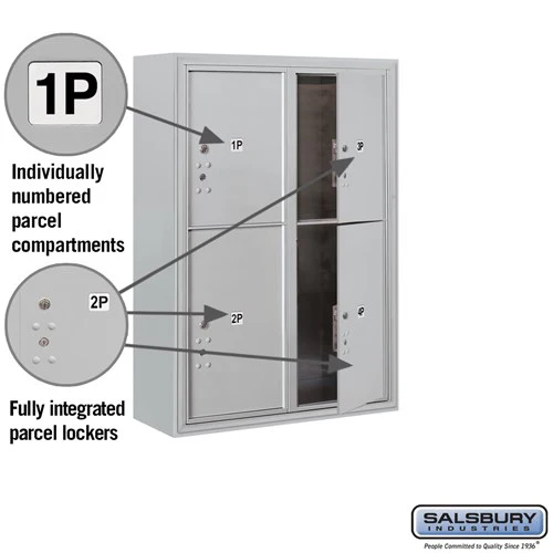 11 Door High Surface Mounted Parcel Locker with USPS Access - Image 2