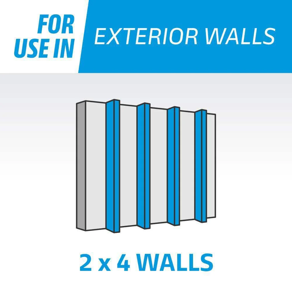 Knauf Insulation R-13 EcoBatt Kraft Faced Fiberglass Insulation Batt, 3-1/2 in. x 15 in. x 93 in., 116.25 sq. ft. Coverage - Image 6