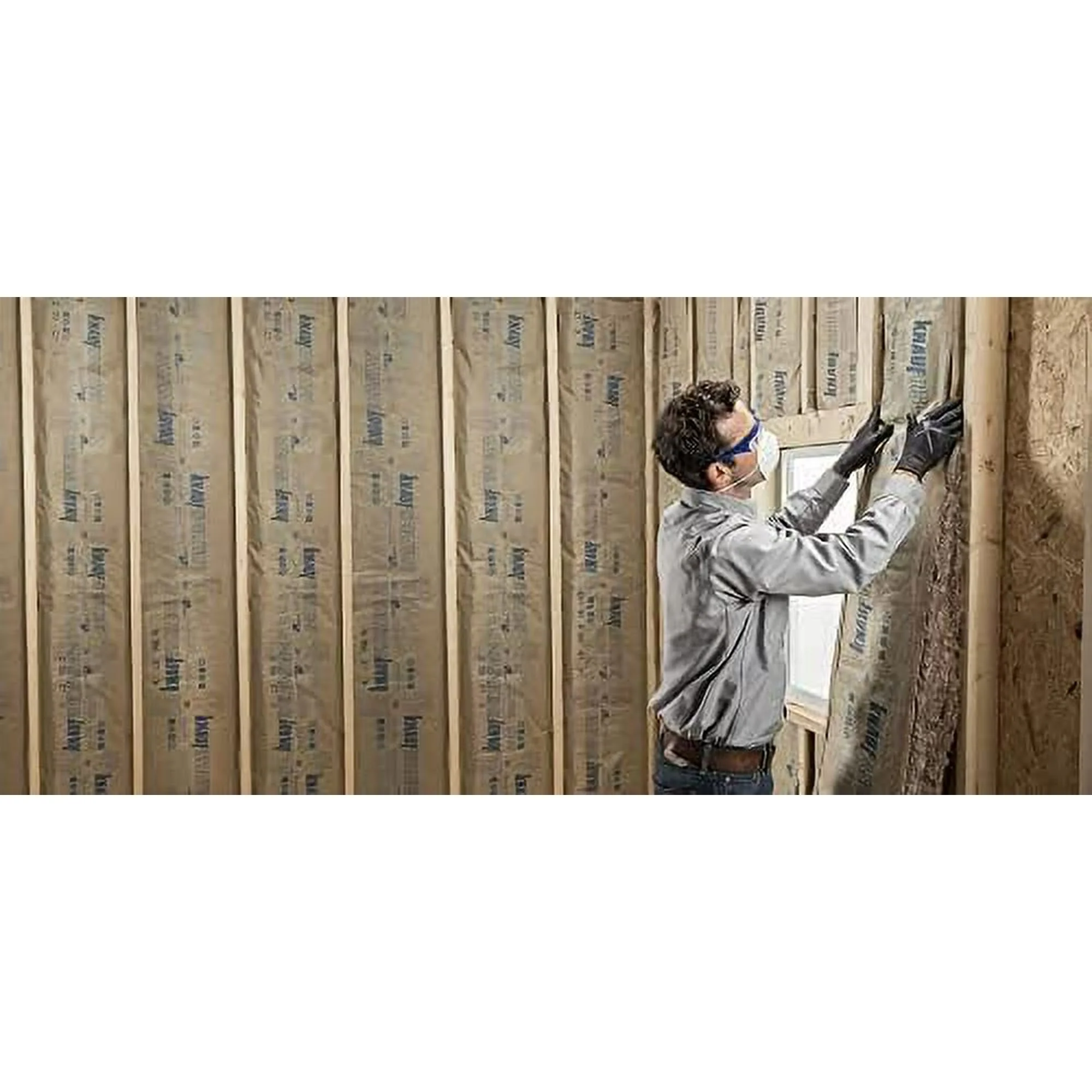 Knauf Insulation R-19 EcoRoll Unfaced Fiberglass Insulation Roll, 6-1/4 in x 23 in x 39.2 ft, 75.06 sq ft - Image 3