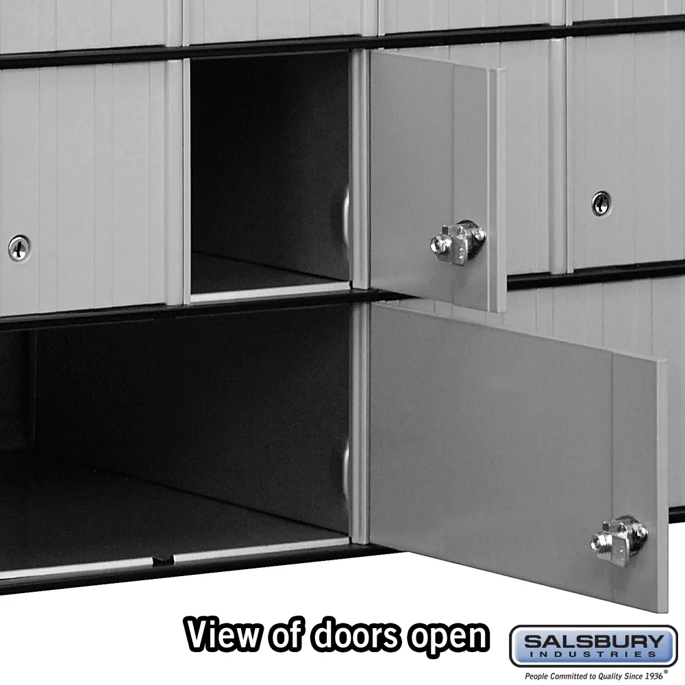 18-Door Aluminum Mailbox System - Rear Loading - Secure and Durable - Image 4