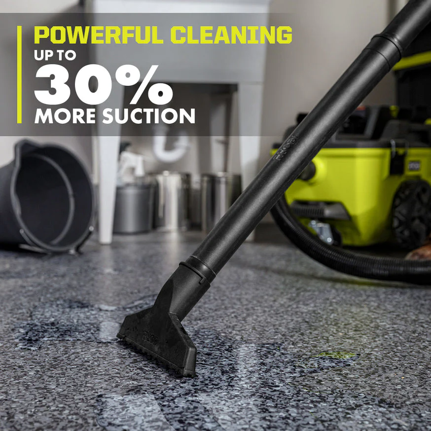 18-Volt ONE+ 6 Gal. Cordless Wet/Dry Vacuum (Tool Only) with Hose, Crevice Tool, Floor Nozzle and Extension Wand - Image 2