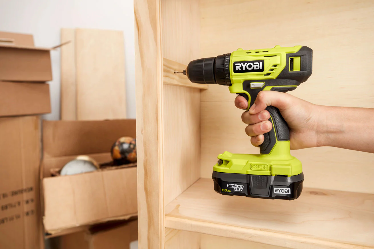 18-Volt ONE+ Cordless 3/8 in. Drill/Driver Kit with 1.5 Ah Battery and Charger - Image 5