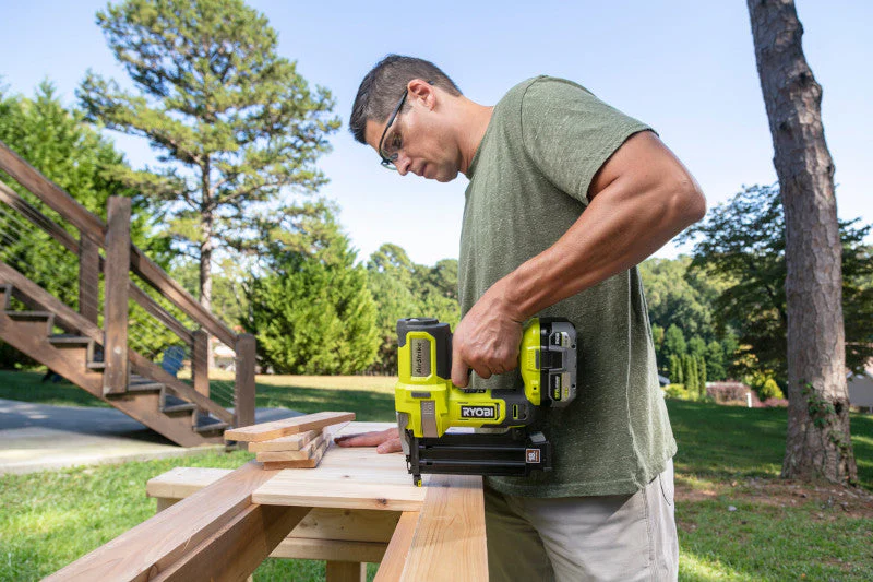 18-Volt ONE+ Cordless AirStrike 18-Gauge Brad Nailer (Tool Only) with Sample Nails - Image 6