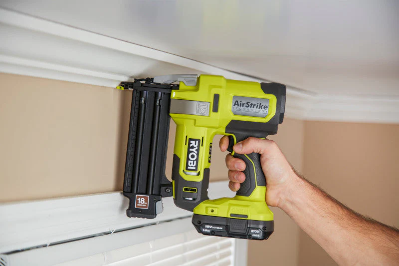 18-Volt ONE+ Cordless AirStrike 18-Gauge Brad Nailer (Tool Only) with Sample Nails - Image 7