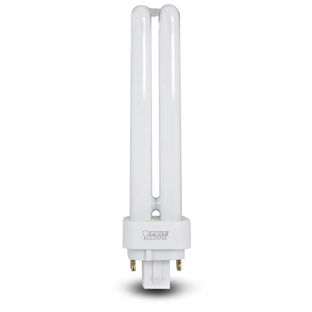 18-Watt Equivalent PL CFLNI Quad Tube 4-Pin G24Q-2 Base Compact Fluorescent CFL Light Bulb, Soft White 2700K (1-Bulb)