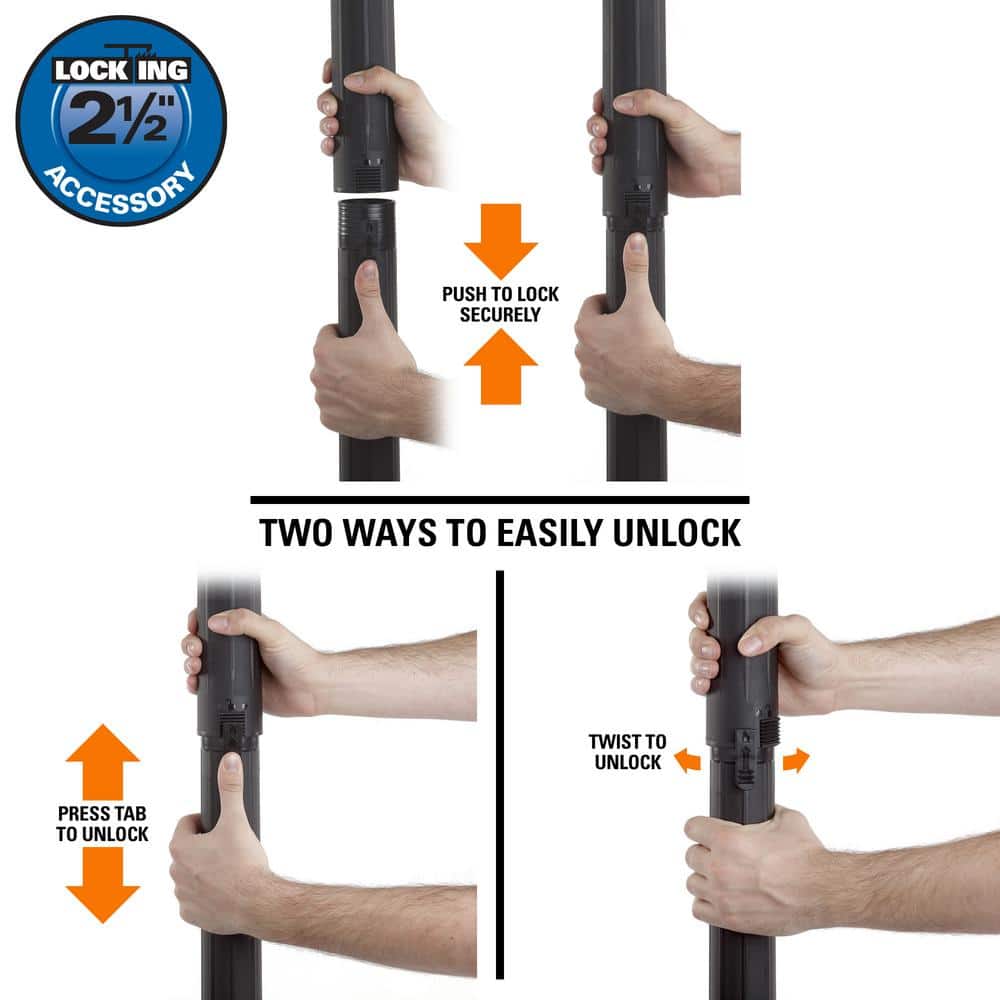 2-1/2 in. Gutter Cleaning Accessory Kit for RIDGID Wet/Dry Shop Vacuums - Image 4
