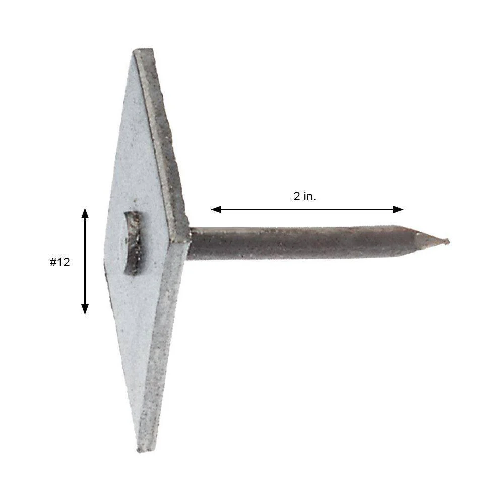 2-1/2 in. Square Head Cap Nails, 50 lb Box (15MISC212) - Image 2