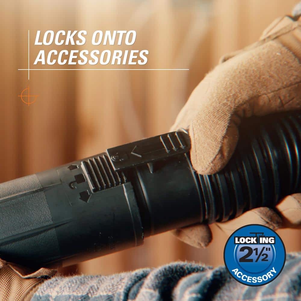 2-1/2 in. x 7 ft. Dual-Flex Tug-A-Long Locking Vacuum Hose for RIDGID Wet/Dry Shop Vacuums - Image 3