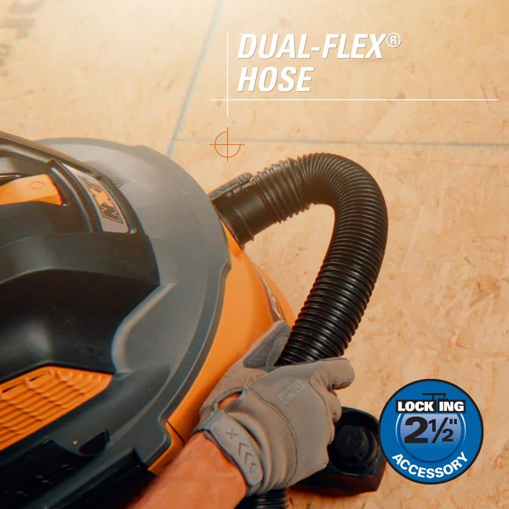 2-1/2 in. x 7 ft. Dual-Flex Tug-A-Long Locking Vacuum Hose for RIDGID Wet/Dry Shop Vacuums - Image 8