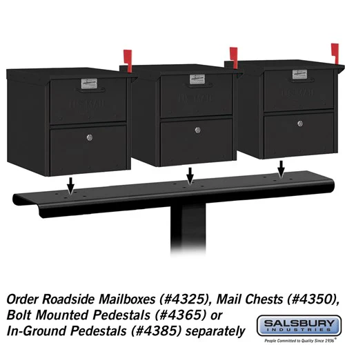 Bronze Mail Chest with Secure Locking Doors and USPS Approval - Image 7