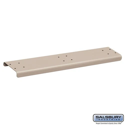 3-Wide Mailbox Spreader for Rural and Townhouse Mailboxes, Beige