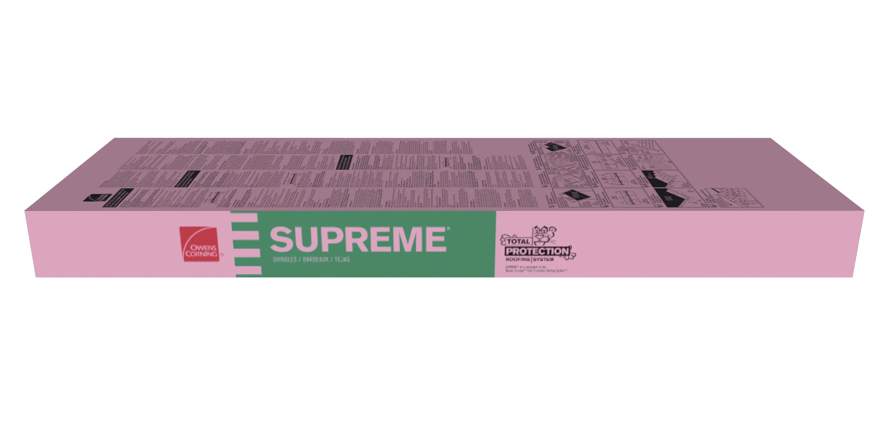 Owens Corning Supreme 33.33-sq ft Bark Brown 3-Tab Roof Shingles Bundle - Image 9