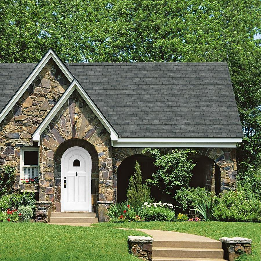 Owens Corning Supreme 33.33-sq ft Onyx Black 3-Tab Roof Shingles - Image 16