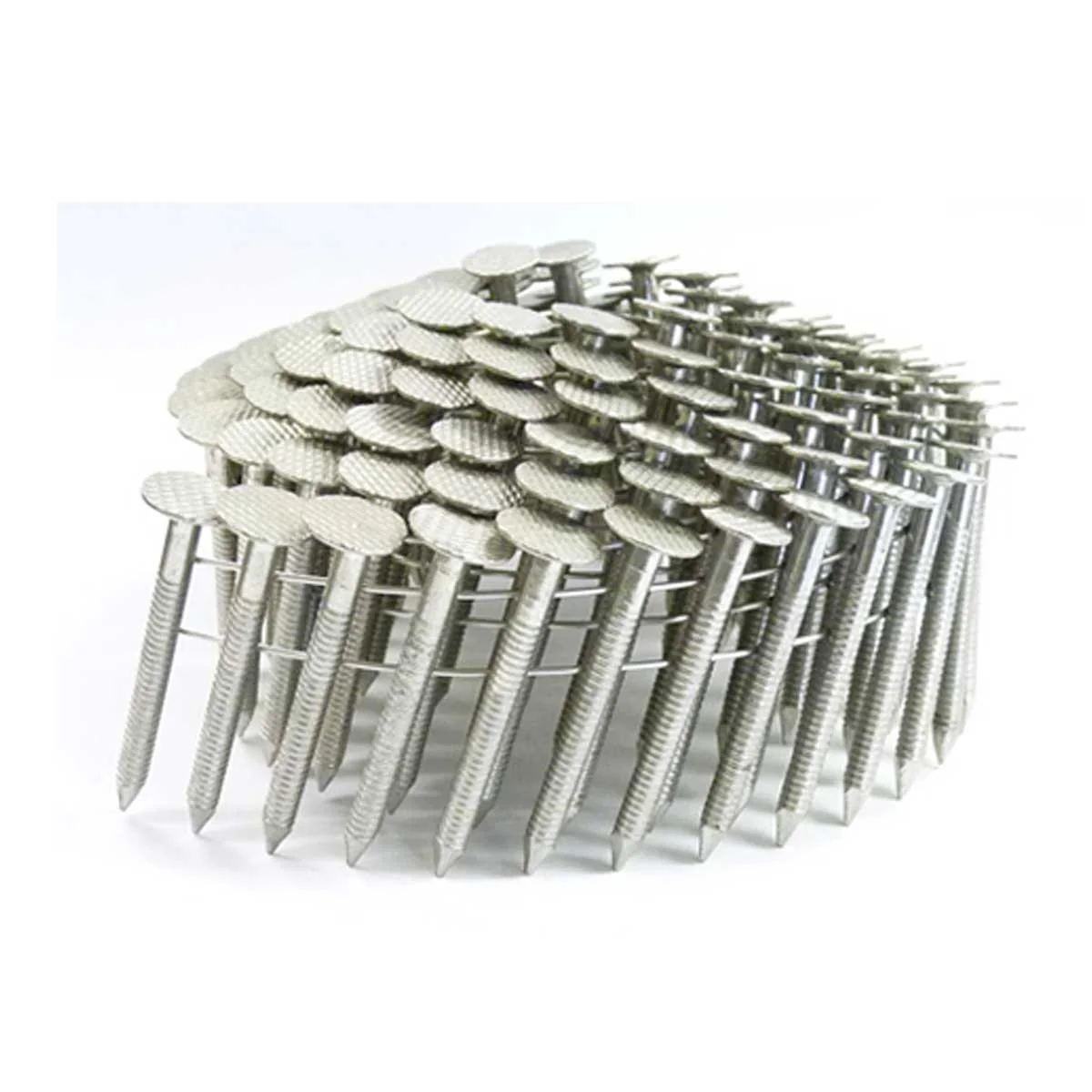 304 Stainless Steel Ring Shank Coil Nails, 1-1/2 in (ABC Coil)