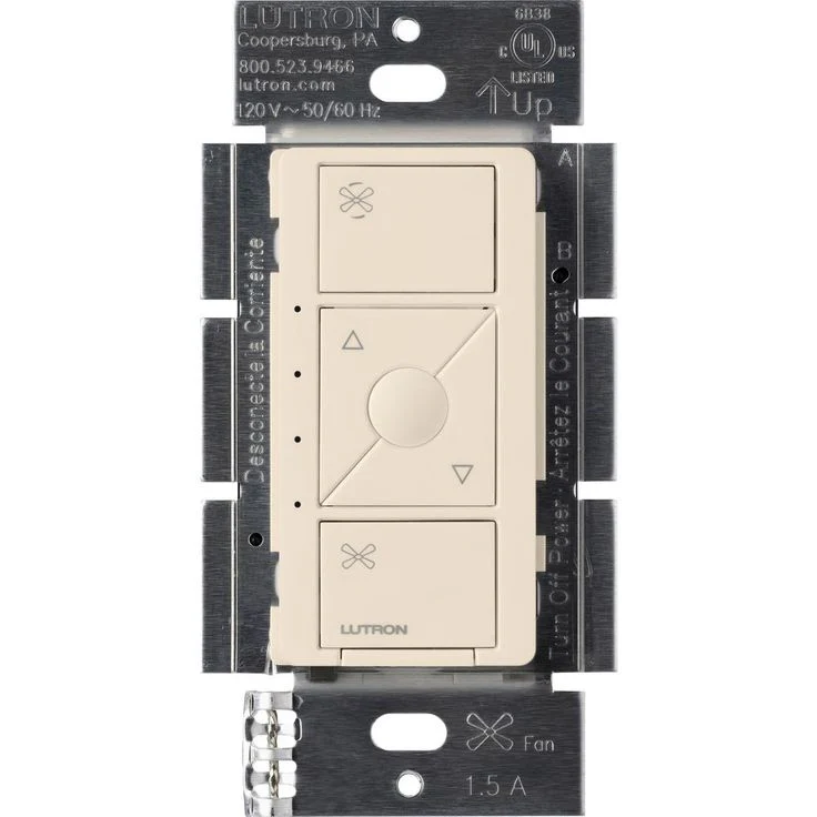 Lutron Single-Pole Caseta Wireless Smart Fan Speed Control, White - Image 10