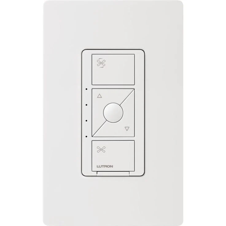 Lutron Single-Pole Caseta Wireless Smart Fan Speed Control, White - Image 7