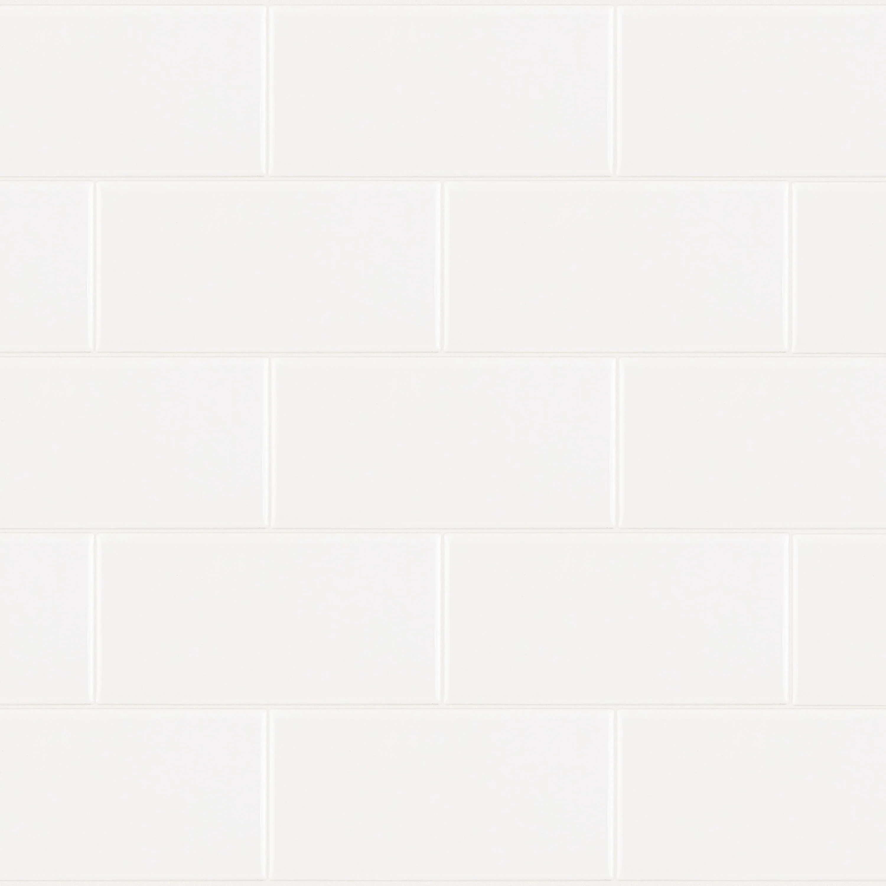 American Olean Profiles 100-Pack Ice White Gloss 3-in x 6-in Glossy Ceramic Subway Wall Tile - Image 7