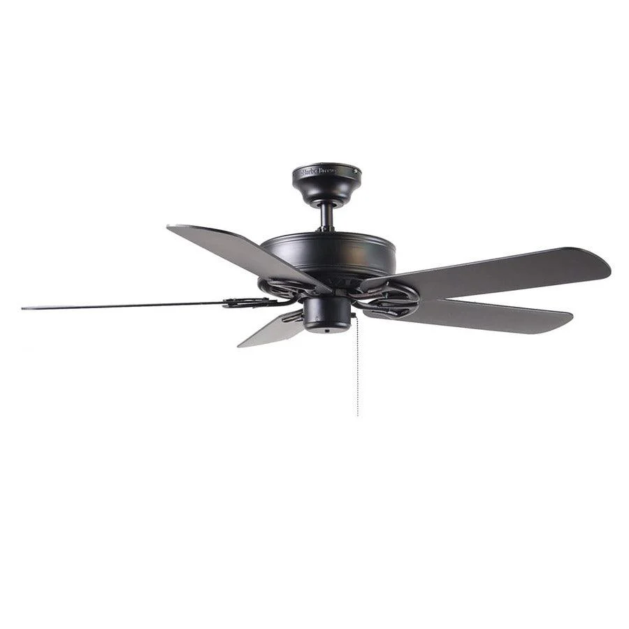 Harbor Breeze Classic 52-in Matte Black Indoor Ceiling Fan (5-Blade) - Image 3
