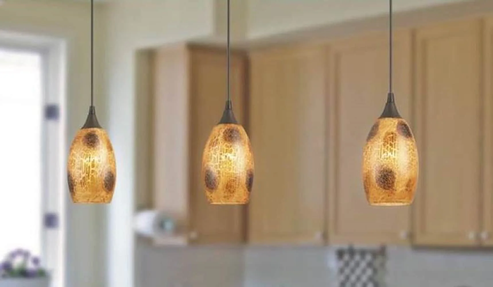 Portfolio Bronze Transitional Linear Pendant Light, 36-in Wide, 3-Light - Image 16
